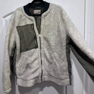 Free people- we the free Sherpa bomber jacket